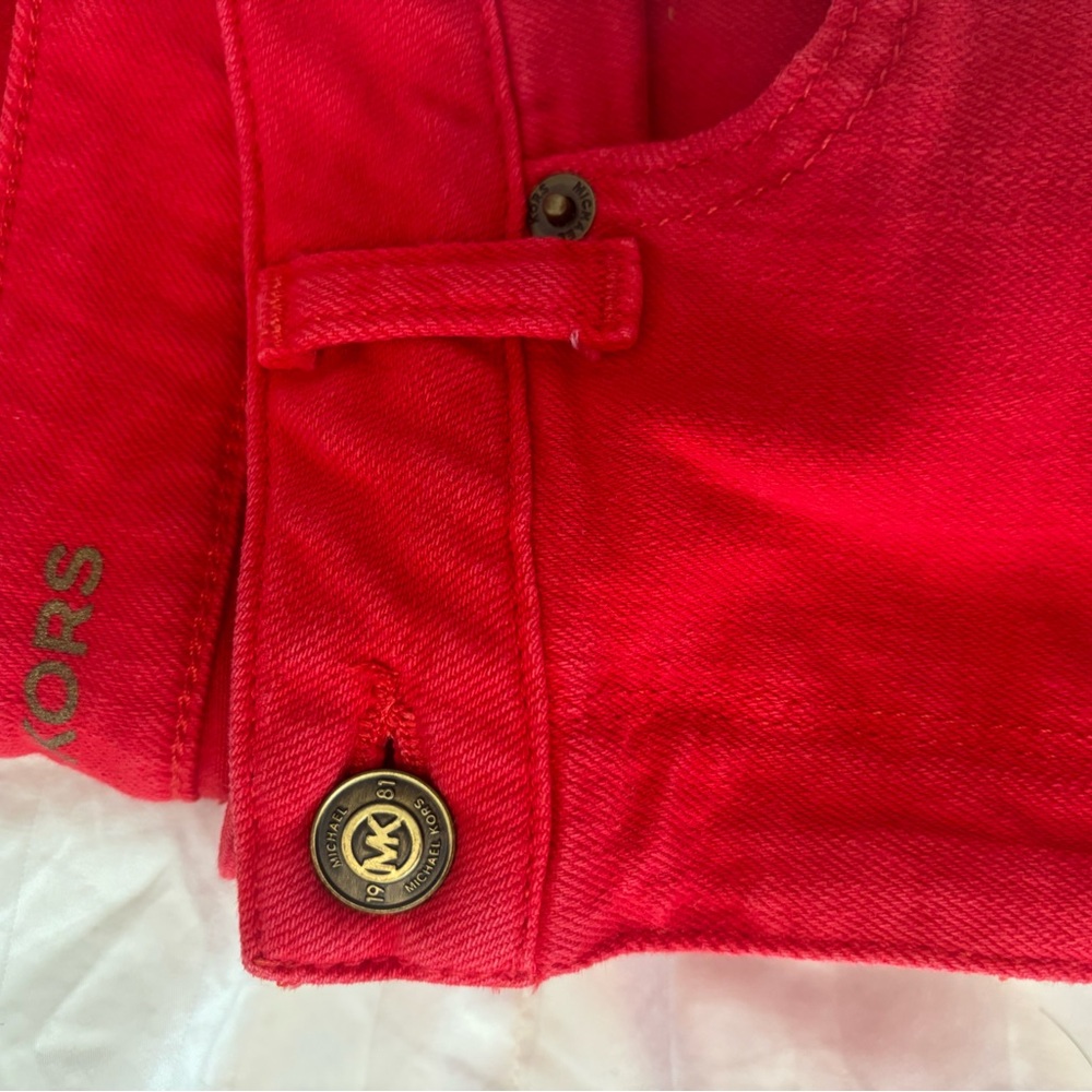 Michael Kors Red Jeans, 6 - Picture 5 of 6